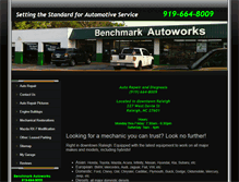Tablet Screenshot of benchmarkautoworks.com